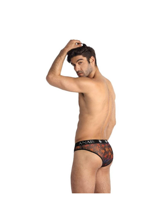 CHILLTUL SLIP HOMBRE NEGRO ESTAMPADO COLORIDO DE LA MARCA ANAIS MEN SLIP & THONG