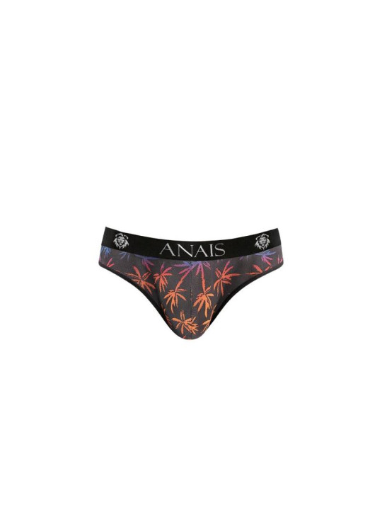 CHILLTUL SLIP HOMBRE NEGRO ESTAMPADO COLORIDO DE LA MARCA ANAIS MEN SLIP & THONG