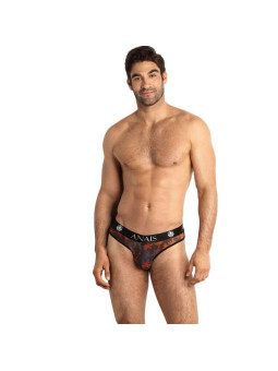 CHILLTUL SLIP HOMBRE NEGRO ESTAMPADO COLORIDO DE LA MARCA ANAIS MEN SLIP & THONG