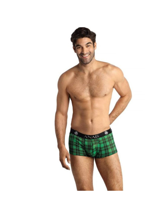 CALZONCILLOS SEXY MAGIC BOXER S CUADROS VERDES Y NEGROS DE LA MARCA ANAIS MEN BOXER & BRIEF
