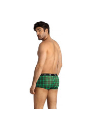 CALZONCILLOS SEXY MAGIC BOXER S CUADROS VERDES Y NEGROS DE LA MARCA ANAIS MEN BOXER & BRIEF
