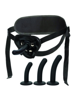 KIT PEGGING ARNÉS SILICONA CURVADO BOUNDLESS DE LA MARCA CALEXOTICS