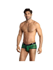 CALZONCILLOS SEXY MAGIC BOXER BRIEF CUADROS VERDES Y NEGROS DE LA MARCA ANAIS MEN BOXER & BRIEF