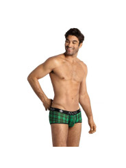 CALZONCILLOS SEXY MAGIC BOXER BRIEF CUADROS VERDES Y NEGROS DE LA MARCA ANAIS MEN BOXER & BRIEF