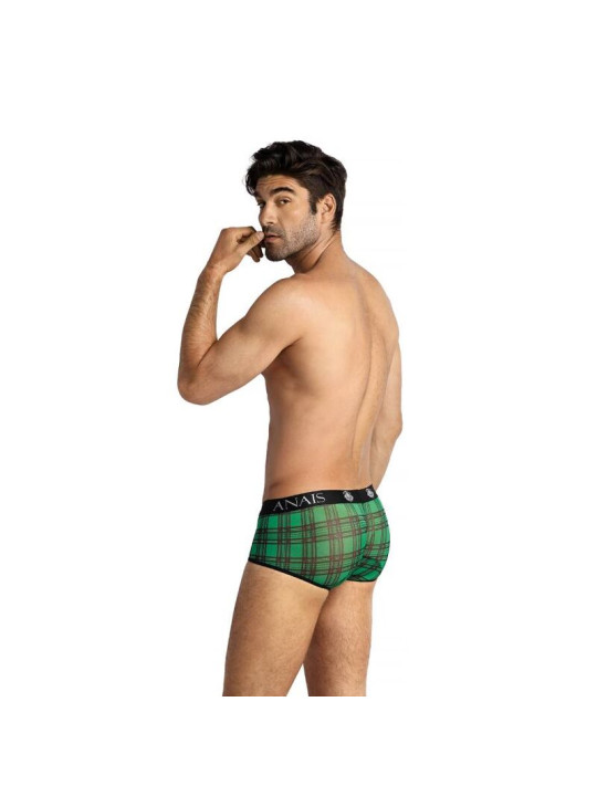 CALZONCILLOS SEXY MAGIC BOXER BRIEF CUADROS VERDES Y NEGROS DE LA MARCA ANAIS MEN BOXER & BRIEF