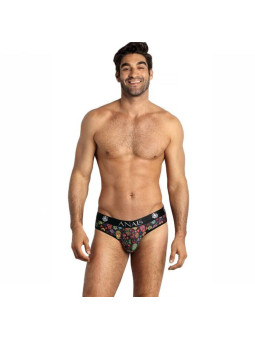 CALZONCILLOS SEXY MEXICO SLIP S FLORAL Y CALAVERA DE LA MARCA ANAIS MEN SLIP & THONG