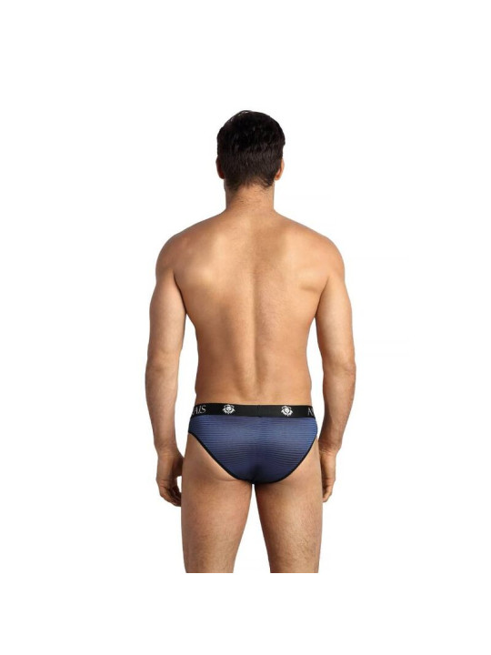 CALZONCILLOS SEXY NAVAL SLIP S RAYAS SATINADAS DE LA MARCA ANAIS MEN SLIP & THONG