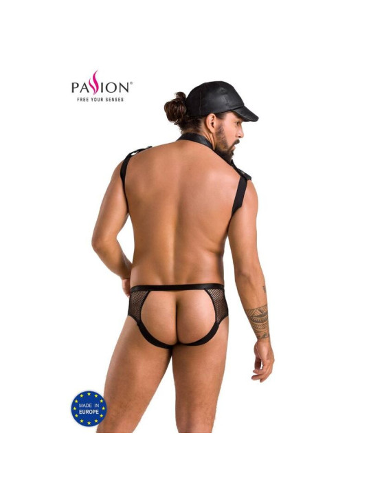 LENCERÍA PASSION SET JOHN NEGRO TALLA S/M DE LA MARCA PASSION MEN