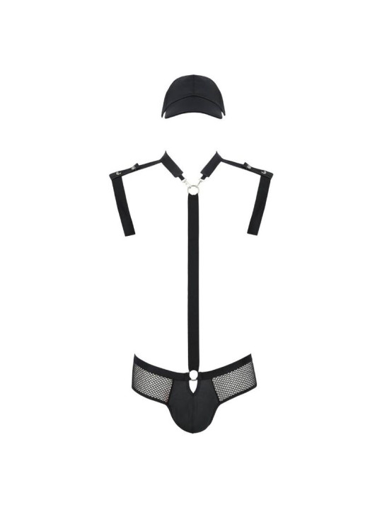 LENCERÍA PASSION SET JOHN NEGRO TALLA S/M DE LA MARCA PASSION MEN