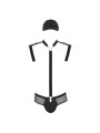 LENCERÍA PASSION SET JOHN NEGRO TALLA S/M DE LA MARCA PASSION MEN