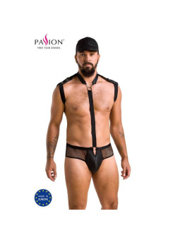 LENCERÍA PASSION SET JOHN NEGRO TALLA S/M DE LA MARCA PASSION MEN