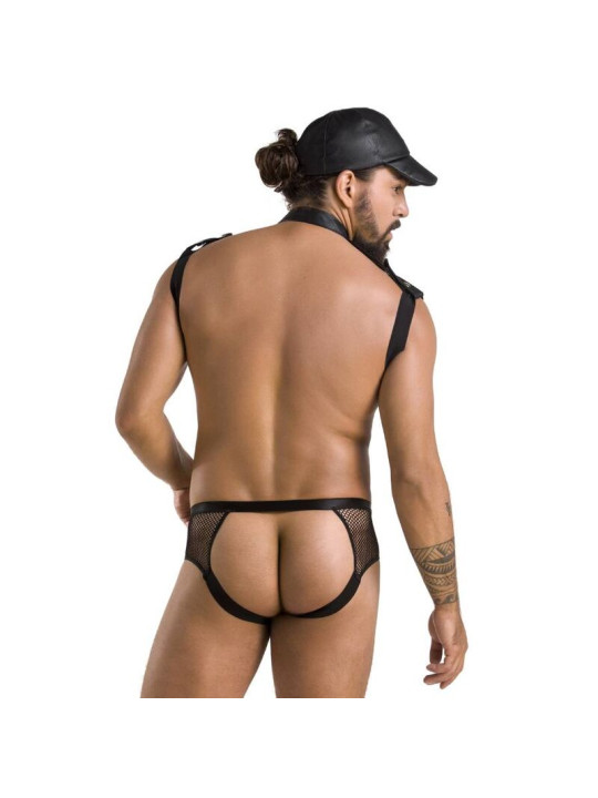 LENCERÍA PASSION SET JOHN NEGRO TALLA S/M DE LA MARCA PASSION MEN