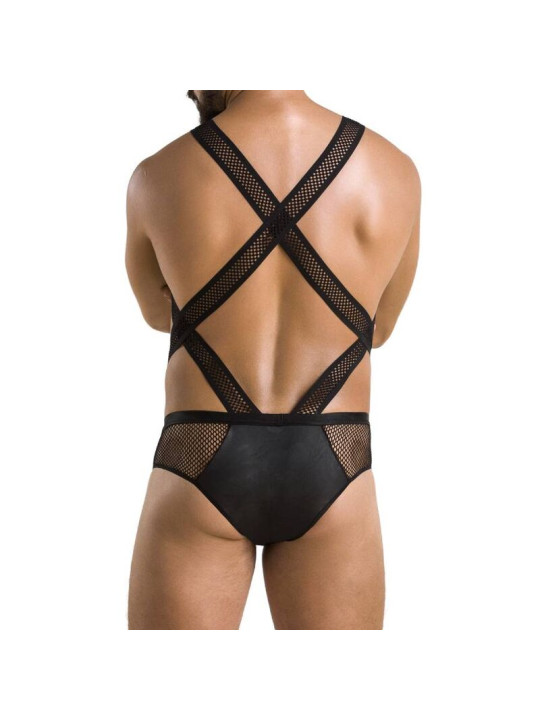 LENCERÍA BODY VICTOR NEGRO S/M OEKO-TEX DE LA MARCA PASSION MEN