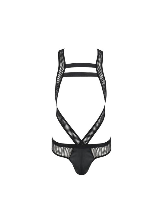 LENCERÍA BODY VICTOR NEGRO S/M OEKO-TEX DE LA MARCA PASSION MEN