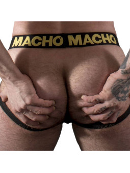 JOCK FETISH CUERO AMARILLO MX25AC S DE LA MARCA MACHO UNDERWEAR