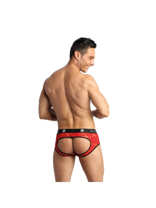 BRAVE JOCK BIKINI S ENCAJE ROJO FLORAL DE LA MARCA ANAIS MEN JOCK