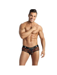 BIKINI HOMBRE TUL NEGRO ESTAMPADO COLORIDO ANAIS DE LA MARCA ANAIS MEN JOCK