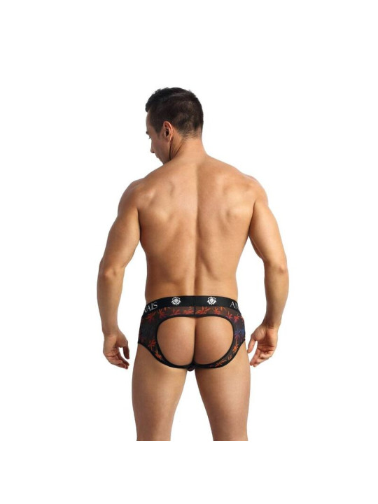 BIKINI HOMBRE TUL NEGRO ESTAMPADO COLORIDO ANAIS DE LA MARCA ANAIS MEN JOCK