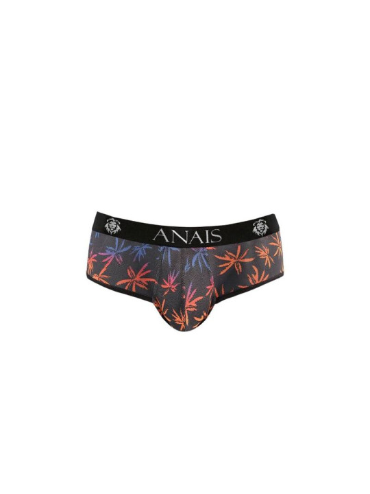 BIKINI HOMBRE TUL NEGRO ESTAMPADO COLORIDO ANAIS DE LA MARCA ANAIS MEN JOCK