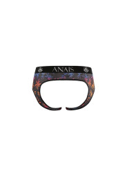 BIKINI HOMBRE TUL NEGRO ESTAMPADO COLORIDO ANAIS DE LA MARCA ANAIS MEN JOCK