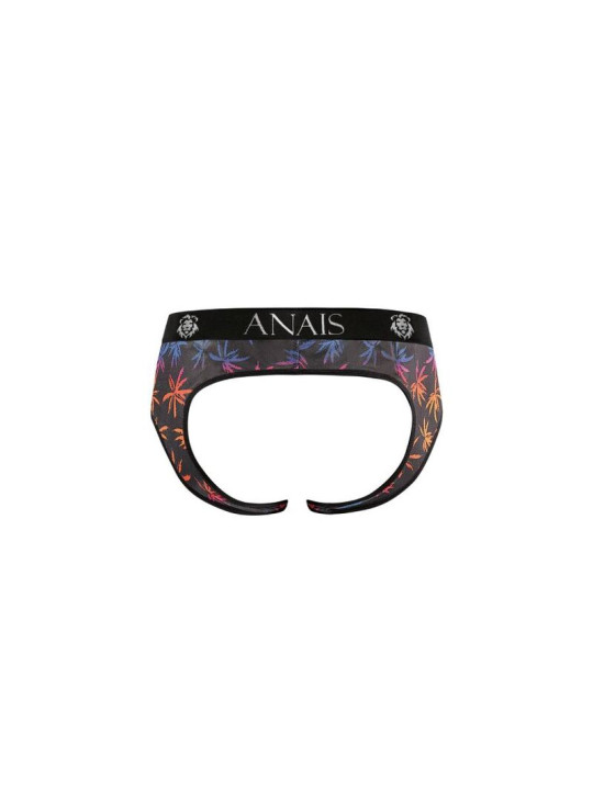 BIKINI HOMBRE TUL NEGRO ESTAMPADO COLORIDO ANAIS DE LA MARCA ANAIS MEN JOCK