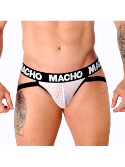 SUSPENSORIO REJILLA BLANCO ELASTICO MX26X1 DE LA MARCA MACHO UNDERWEAR