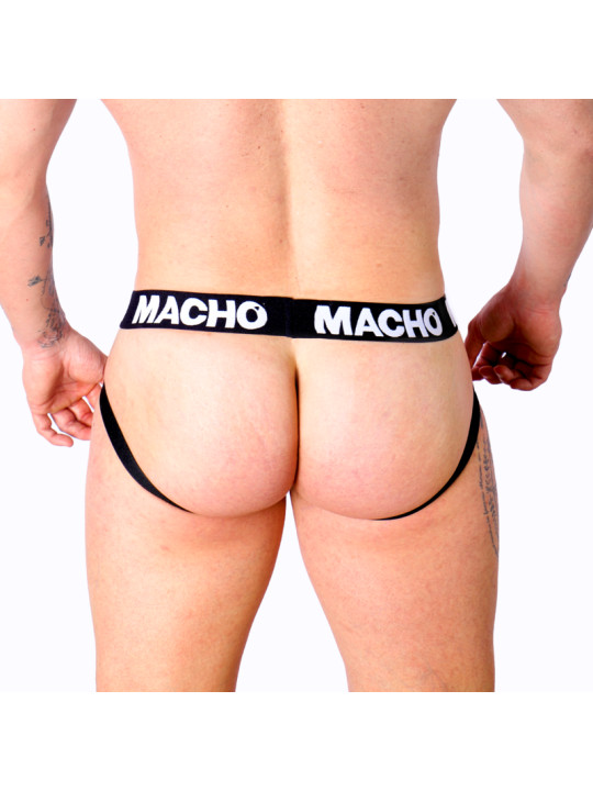 JOCKSTRAP MX28F VERDE FLUOR SOPORTE ANATÓMICO DE LA MARCA MACHO UNDERWEAR