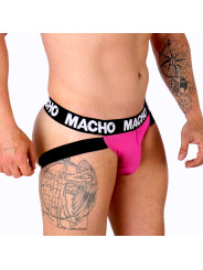JOCKSTRAP MX28F VERDE FLUOR SOPORTE ANATÓMICO DE LA MARCA MACHO UNDERWEAR