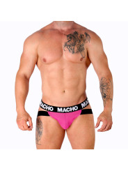 JOCKSTRAP MX28F VERDE FLUOR SOPORTE ANATÓMICO DE LA MARCA MACHO UNDERWEAR