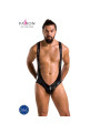 LENCERÍA BODY BRUNO NEGRO S/M - OEKO-TEX DE LA MARCA PASSION MEN