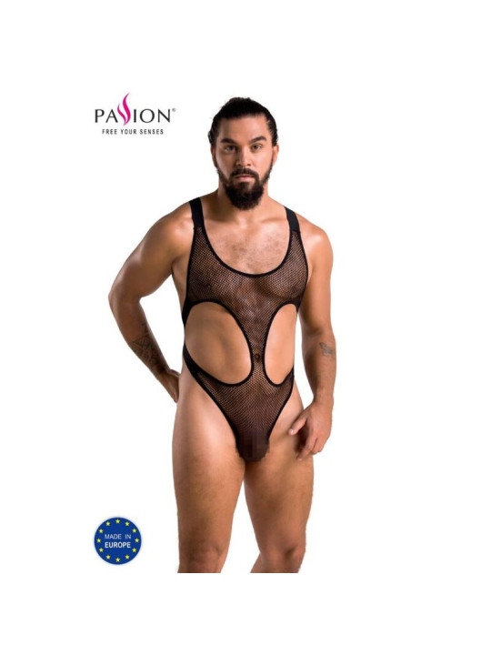 LENCERÍA BODY LEON NEGRO S/M - OEKO-TEX DE LA MARCA PASSION MEN