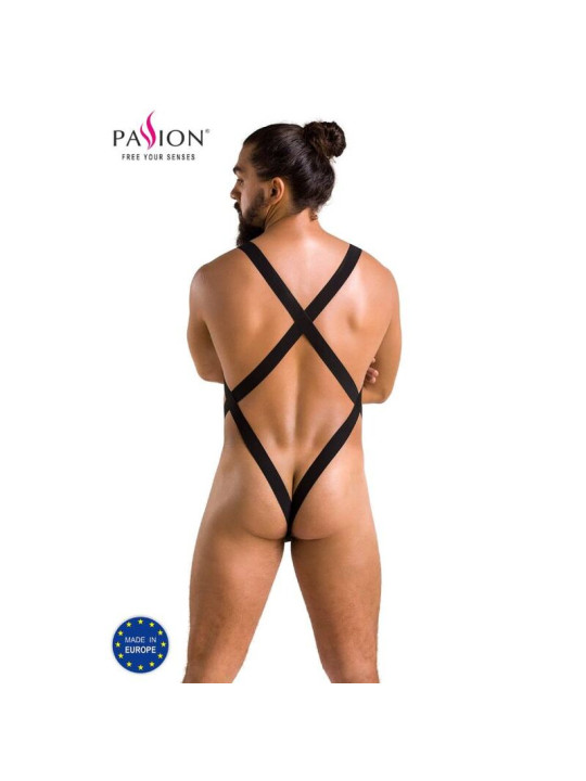 LENCERÍA BODY LEON NEGRO S/M - OEKO-TEX DE LA MARCA PASSION MEN