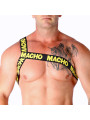 ARNES ROMANO ELÁSTICO AMARILLO S/M - VERSÁTIL Y CÓMODO DE LA MARCA MACHO UNDERWEAR