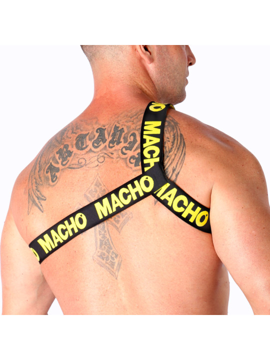 ARNES ROMANO ELÁSTICO AMARILLO S/M - VERSÁTIL Y CÓMODO DE LA MARCA MACHO UNDERWEAR