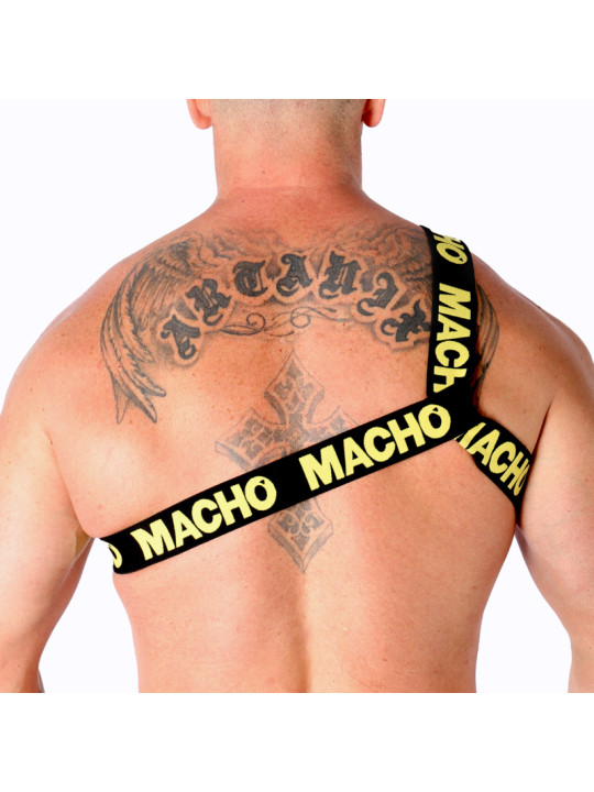 ARNES ROMANO ELÁSTICO AMARILLO S/M - VERSÁTIL Y CÓMODO DE LA MARCA MACHO UNDERWEAR