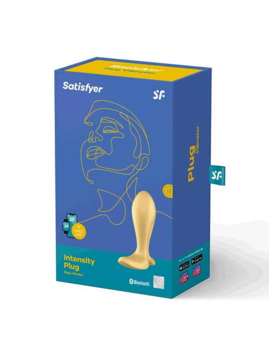 INTENSITY PLUG ANAL VIBRADOR BLUETOOTH SILICONA DE LA MARCA SATISFYER PLUGS