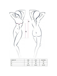 DISFRAZ ENFERMERA SEXY AKKE SET L/XL CON TANGA Y GORRO DE LA MARCA PASSION WOMAN SETS