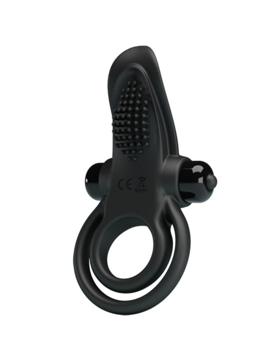 ANILLO VIBRADOR DOBLE 10 MODOS NEGRO PRETTY LOVE DE LA MARCA PRETTY LOVE