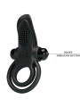 ANILLO VIBRADOR DOBLE 10 MODOS NEGRO PRETTY LOVE DE LA MARCA PRETTY LOVE
