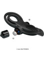 ANILLO VIBRADOR DOBLE 10 MODOS NEGRO PRETTY LOVE DE LA MARCA PRETTY LOVE