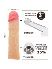 FUNDA PENE REALISTA PRETTY LOVE DEREK 7.6 CM DE LA MARCA PRETTY LOVE