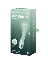 SATISFYER AIR PUMP VIBRADOR HINCHABLE PUNTO G MENTA DE LA MARCA SATISFYER VIBRATOR