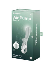 SATISFYER AIR PUMP BOOTY 3 VIBRADOR ANAL INFLABLE SILICONA DE LA MARCA SATISFYER VIBRATOR