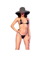 CHILIROSE MICRO BIKINI NEGRO CON JOYAS TALLE S/M DE LA MARCA CHILIROSE SUMMER