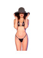 CHILIROSE MICRO BIKINI NEGRO CON JOYAS TALLE S/M DE LA MARCA CHILIROSE SUMMER