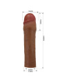 FUNDA PARA PENE EXTENSIBLE 5 CM MULATO PRETTY LOVE DE LA MARCA PRETTY LOVE