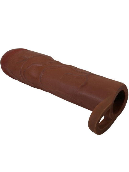 EXTENSOR DE PENE REALISTA PRETTY LOVE 7.6 CM MULATO DE LA MARCA PRETTY LOVE