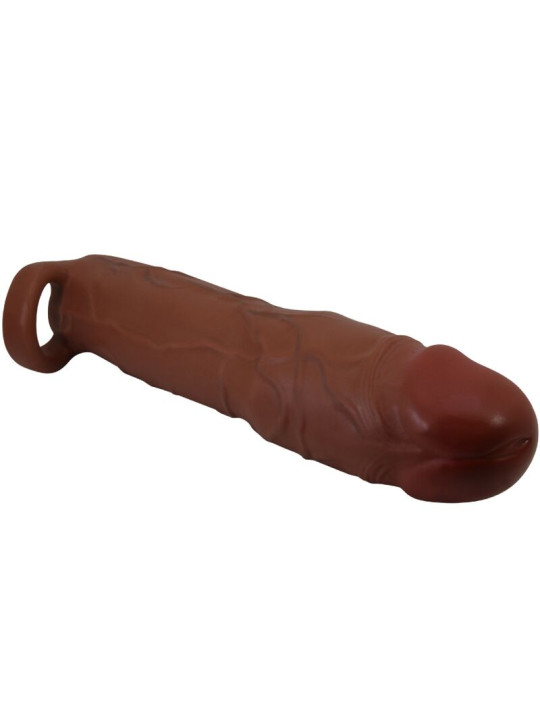 EXTENSOR DE PENE REALISTA PRETTY LOVE 7.6 CM MULATO DE LA MARCA PRETTY LOVE