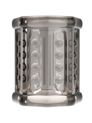 FUNDA PARA PENE TRANSPARENTE CON TEXTURA Y NÓDULOS DE LA MARCA PRETTY LOVE