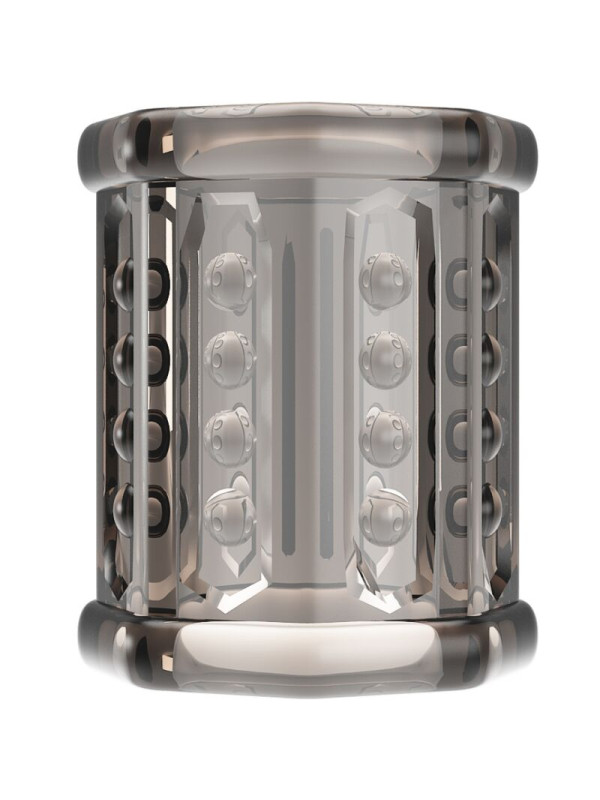 FUNDA PARA PENE TRANSPARENTE CON TEXTURA Y NÓDULOS DE LA MARCA PRETTY LOVE